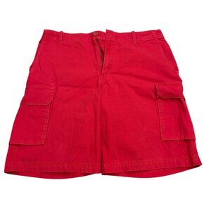 IZOD Red Classic Fit Shorts